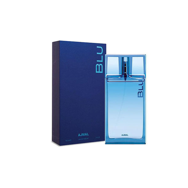 AJMAL BLU EAU DE PARFUM 90ML FOR MEN .