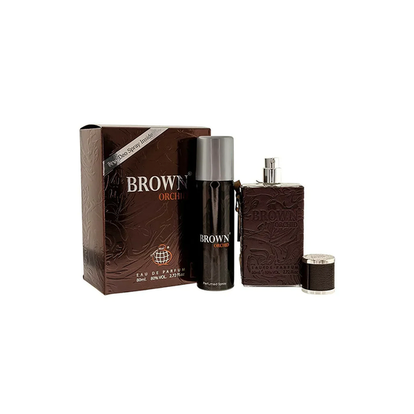 Fragrance World Brown Orchid Eau De Parfum 100ml For Men (With Deo Inside)