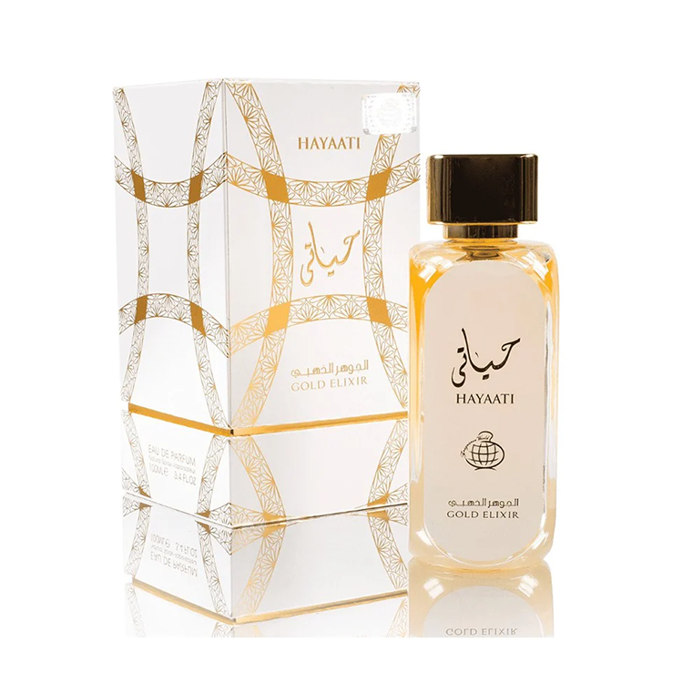 Lattafa Hayaati Gold Elixir Eau De Parfum 100ml For Men And Women .