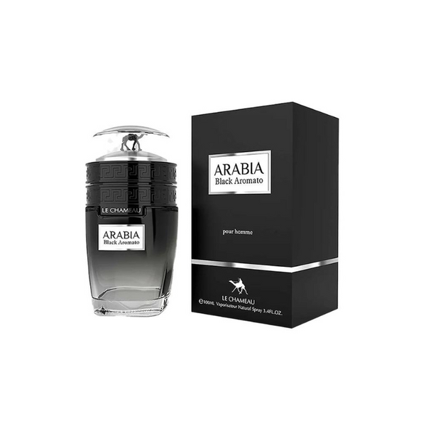 LE CHAMEAU ARABIA BLACK AROMATO EAU DE TOILETTE FOR MEN & WOMEN 100ML