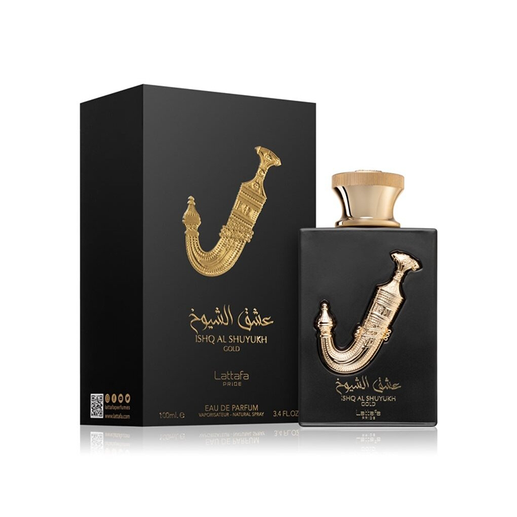 Lattafa Pride Ishq Al Shuyukh Gold Eau De Parfum 100 ML .