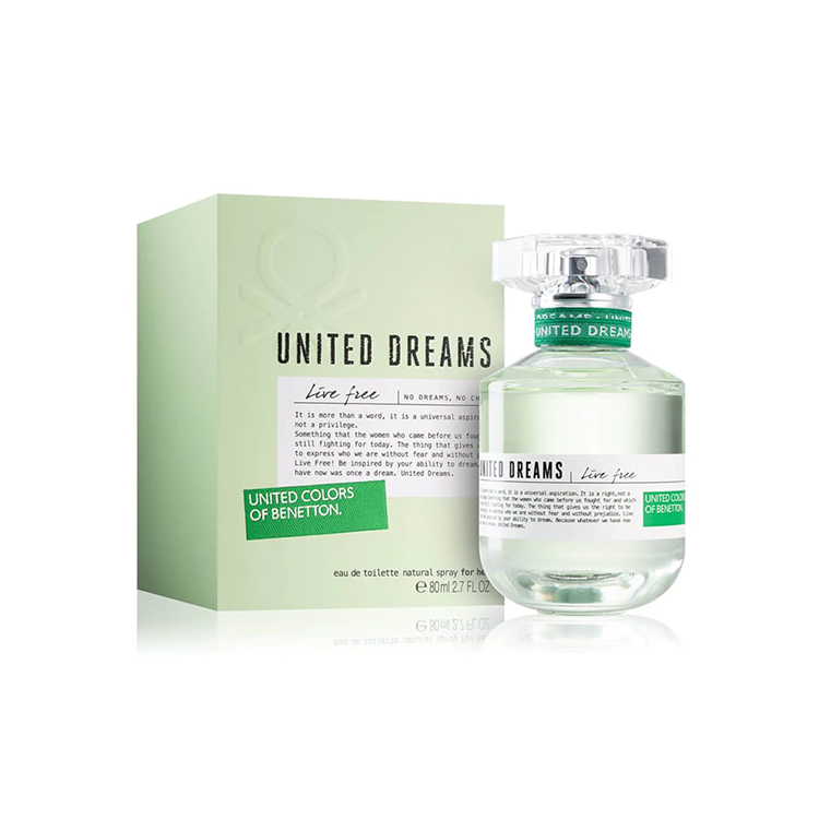 United Colors Of Benetton United Dreams Live Free Edt 80ml