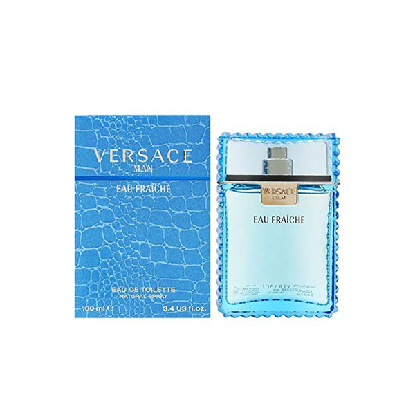 Versace Eau Fraiche 100ml EDT For Men New In Box Retail Pack .