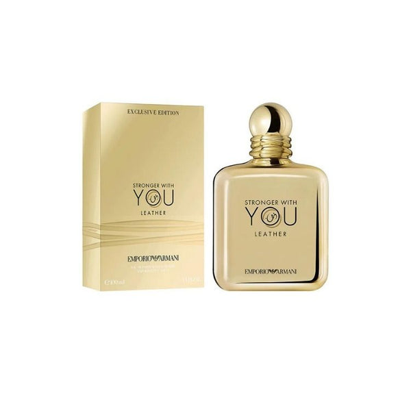 EMPORIO ARMANI STRONGER WITH YOU LEATHER EAU DE PARFUM FOR MEN 100ML