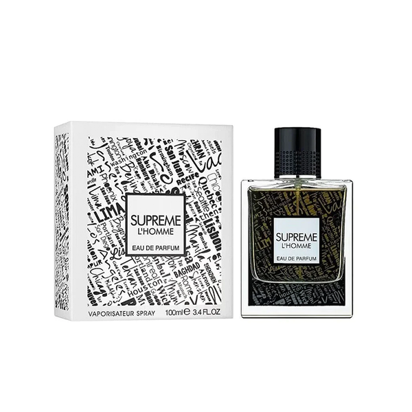 Fragrance World Supreme L'homme Eau De Parfum 100ml For Men